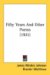 Fifty Years And Other Poems cover