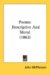 Poems : Descriptive and Moral cover