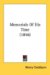 Memorials of His Time cover