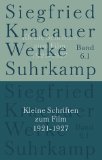 Kleine Schriften Zum Film [Click for larger image]
