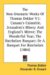The Non-dramatic Works of Thomas Dekker : Canaan's Calamitie, Jerusalem's Misery and England's Mirror; the Wonderful Year; the Batchelars Banquet; or a Banquet for Batchelars 1884 cover