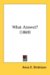 What Answer cover