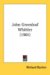 John Greenleaf Whittier cover