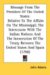 Message From The President Of The United States : Relative to the Affairs on the Mississippi; the Intercourse With the Indian Nations and the Inexecution of the Treaty Between the United States and Sp cover
