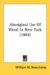 Aboriginal Use of Wood in New York cover
