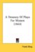 A Treasury of Plays for Women cover