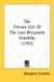 The Private Life Of The Late Benjamin Franklin cover