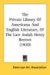 The Private Library Of Americana And English Literature, Of The Late Josiah Henry Benton cover