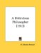 A Ridiculous Philosopher cover