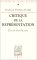 Critique De La Representation : etude Sur Fichte cover
