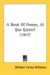 A Book Of Poems, Al Que Quiere! cover