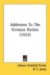  Addresses To The German Nation 1922