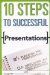 10 Steps to Successful Presentations cover