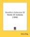 Novello's Collection Of Words Of Anthems cover