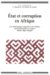 Etat Et Corruption En Afrique : Une Anthropologie Comparative Des Relations Entre Fonctionnaires Et Usagers, Benin, Niger, Senegal cover