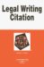Legal Writing Citation in a Nutshell cover