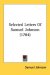 Selected Letters of Samuel Johnson cover