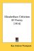 Elizabethan Criticism of Poetry cover