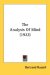 Analysis of Mind cover