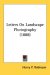 Letters on Landscape Photography cover