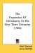 The Expansion Of Christianity In The First Three Centuries cover