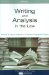 Writing and Analysis in the Law cover