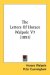 The Letters of Horace Walpole cover