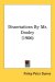 Dissertations by Mr. Dooley cover