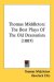Thomas Middleton : The Best Plays of the Old Dramatists cover