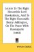 Letters To The Right Honorable Lord Hawkesbury, And To The Right Honorable Henry Addington, On The Peace With Buonaparte cover