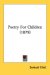 Poetry for Children cover