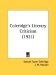 Coleridge's Literary Criticism cover