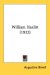 William Hazlitt cover