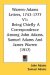 Warren-Adams Letters, 1743-1777 : Being Chiefly a Correspondence Among John Adams, Samuel Adams and James Warren cover