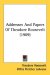 Addresses And Papers Of Theodore Roosevelt cover