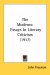 The Moderns : Essays In Literary Criticism cover