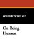 On Being Human cover