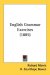 English Grammar Exercises cover