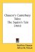 Chaucer's Canterbury Tales : The Knight's Tale cover