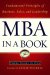 MBA in a Book : Fundamental Principles of Business, Sales, and Leadership cover
