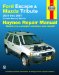 Ford Escape, Mazda Tribute & Mercury Mariner 2001 Thru 2007 Automotive Repair Manual cover