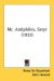 Mr. Antiphilos, Satyr cover