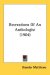 Recreations Of An Anthologist cover