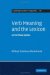 Verb Meaning and the Lexicon : A First-Phase Syntax cover