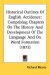 Historical Outlines Of English Accidence : Comprising Chapters on the History and Development of the Language and on Word Formation cover