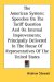 The American System : Speeches on the Tariff Question and on Internal Improvements; Principally Delivered in the House of Representatives of the United States cover