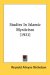 Studies in Islamic Mysticism cover