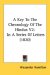 A Key To The Chronology Of The Hindus : In a Series of Letters cover
