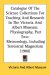  Catalogue Of The Science Collections For Teaching And Research In The Victoria And Albert Museum: Physiography Meteorology, Including Terrestrial Magnetism