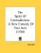 The Spirit Of Contradiction : A New Comedy of Two Acts cover